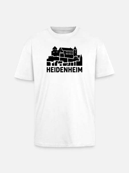 Heidenheim - Oversized Heavyweight Unisex T-Shirt - Weiß