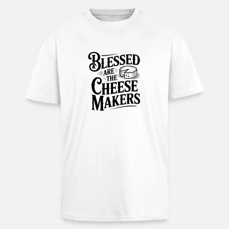 Fromagers - T-shirt unisexe oversize épais - blanc