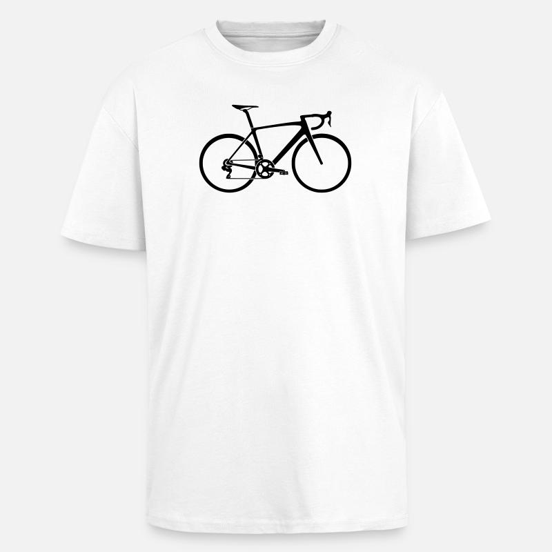 velo de course - T-shirt unisexe oversize épais - blanc