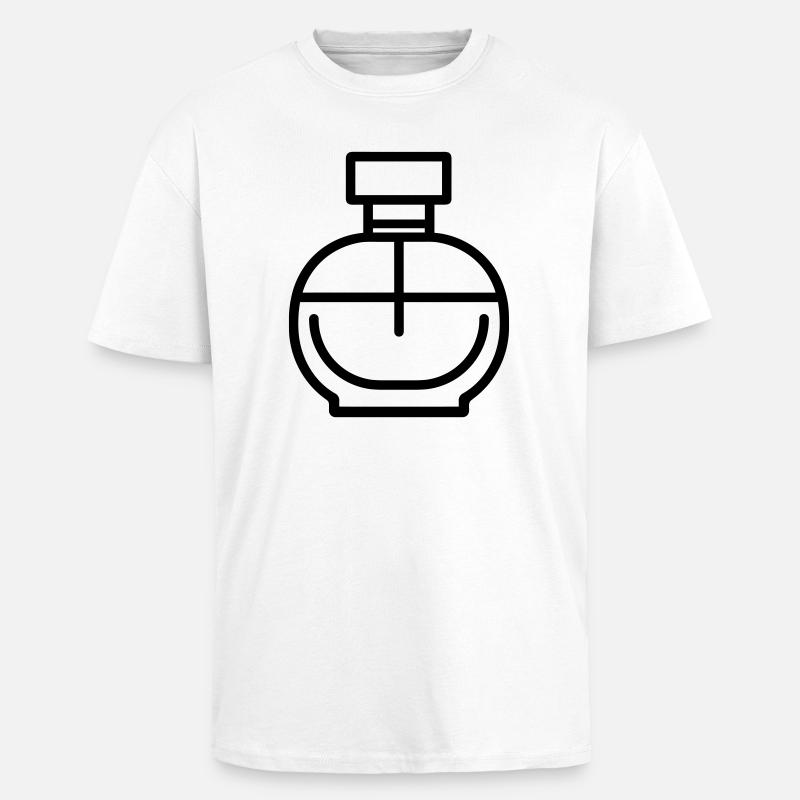 perfume bottle - Unisex Oversized Heavyweight T-shirt - white