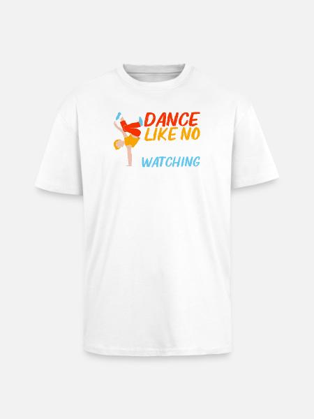 Breakdance - Oversized Heavyweight Unisex T-Shirt - Weiß