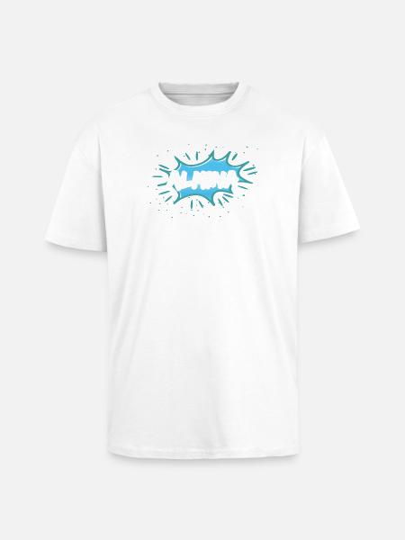 Almina - Unisex Oversized Heavyweight T-shirt - white
