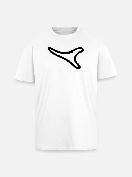 boomerang - Unisex Oversized Heavyweight T-shirt - white