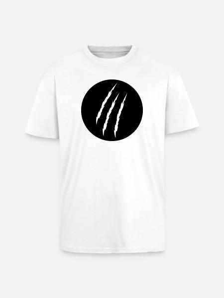 claw - Unisex Oversized Heavyweight T-shirt - white