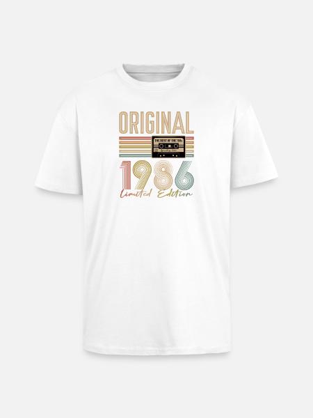 40th birthday, 40 years - Unisex Oversized Heavyweight T-shirt - white