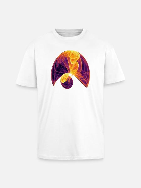 Sunblossom – Math Art - Unisex Oversized Heavyweight T-shirt - white