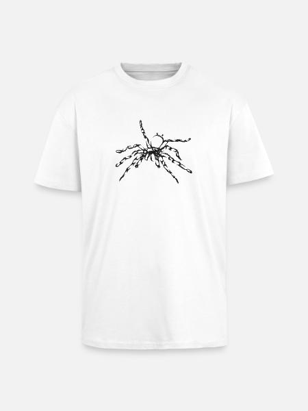 Black Spider – Insektenillustration - Oversized Heavyweight Unisex T-Shirt - Weiß