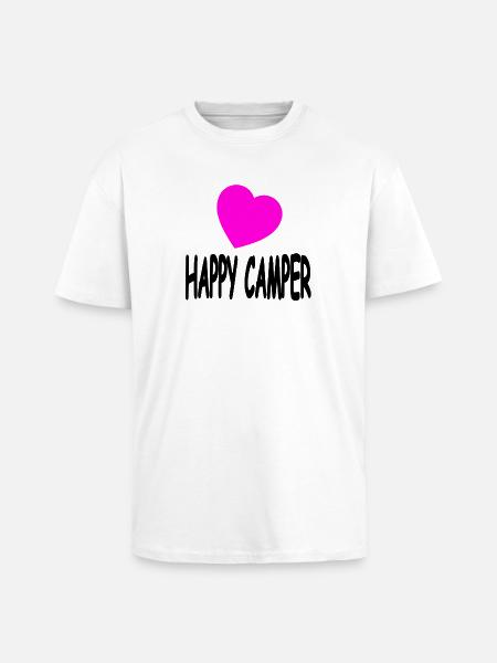 Camper - Oversized Heavyweight Unisex T-Shirt - Weiß