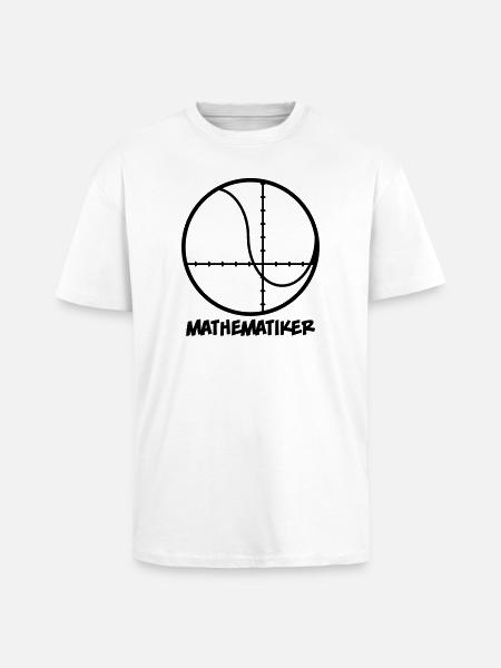 Mathematiker - Oversized Heavyweight Unisex T-Shirt - Weiß