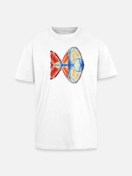 Feuer & Eis - Chaoskunst - Unisex Oversized Heavyweight T-shirt - white
