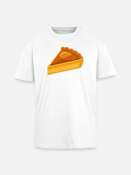 Kürbiskuchen-Scheibe - Oversized Heavyweight Unisex T-Shirt - Weiß