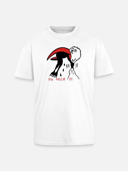 Frosch - T-shirt unisexe oversize épais - blanc
