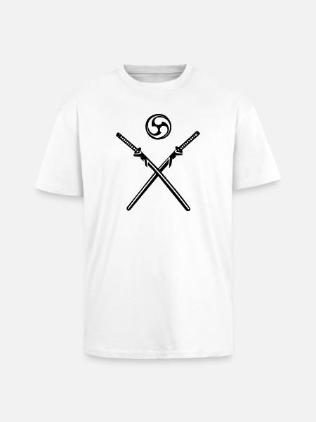 katana_tomoe - Oversized Heavyweight Unisex T-Shirt - Weiß