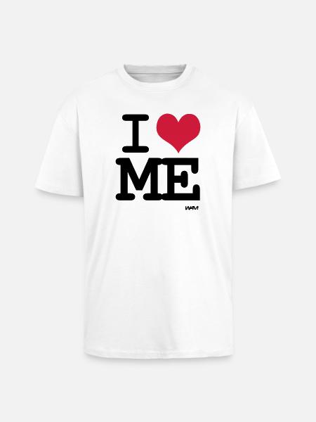i love me by wam - Unisex Oversized Heavyweight T-shirt - white