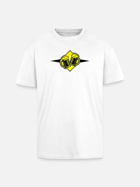 Beer Mug Beer Icon - Unisex Oversized Heavyweight T-shirt - white