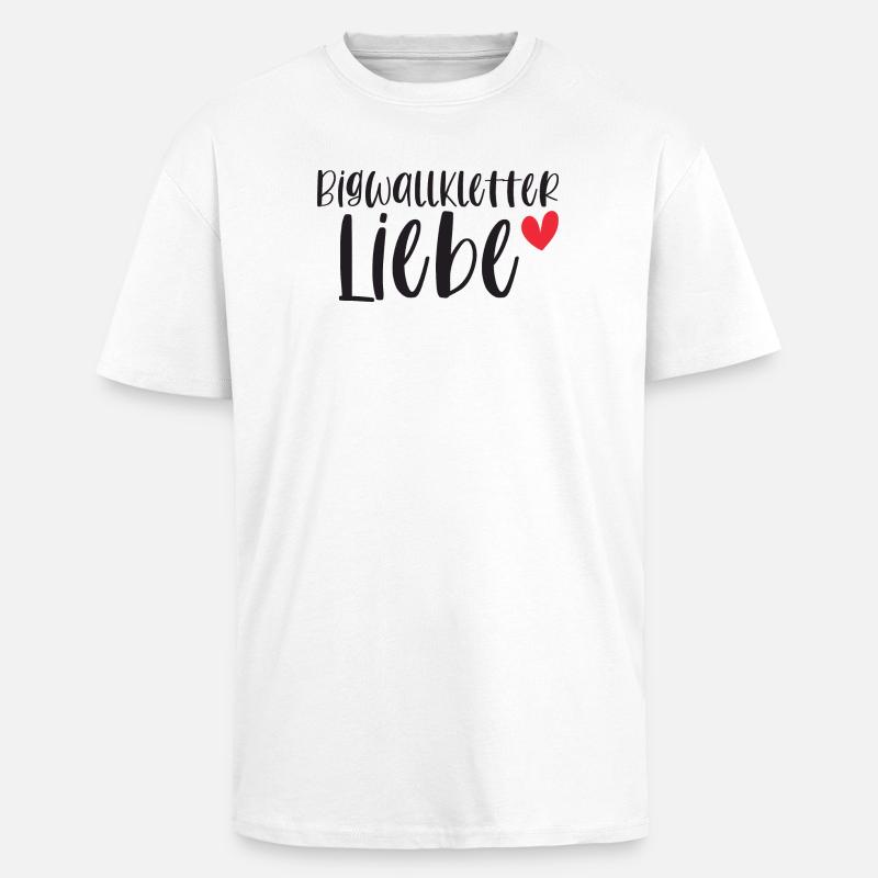 Klettern Bigwall Liebe Berge Geschenk - Oversized Heavyweight Unisex T-Shirt - Weiß