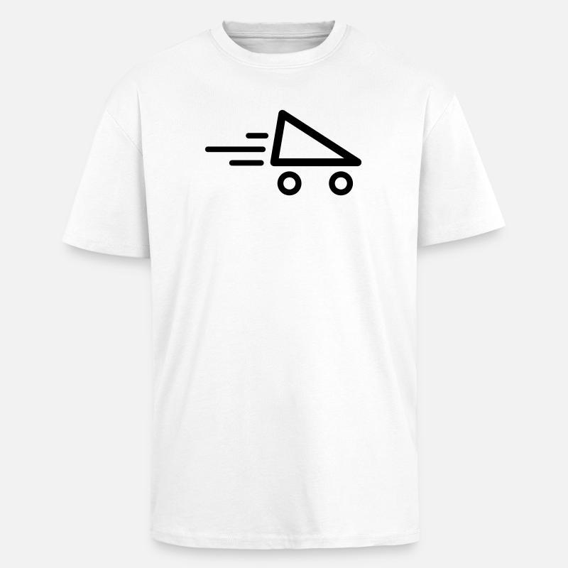 Patins de vitesse Rollers - T-shirt unisexe oversize épais - blanc