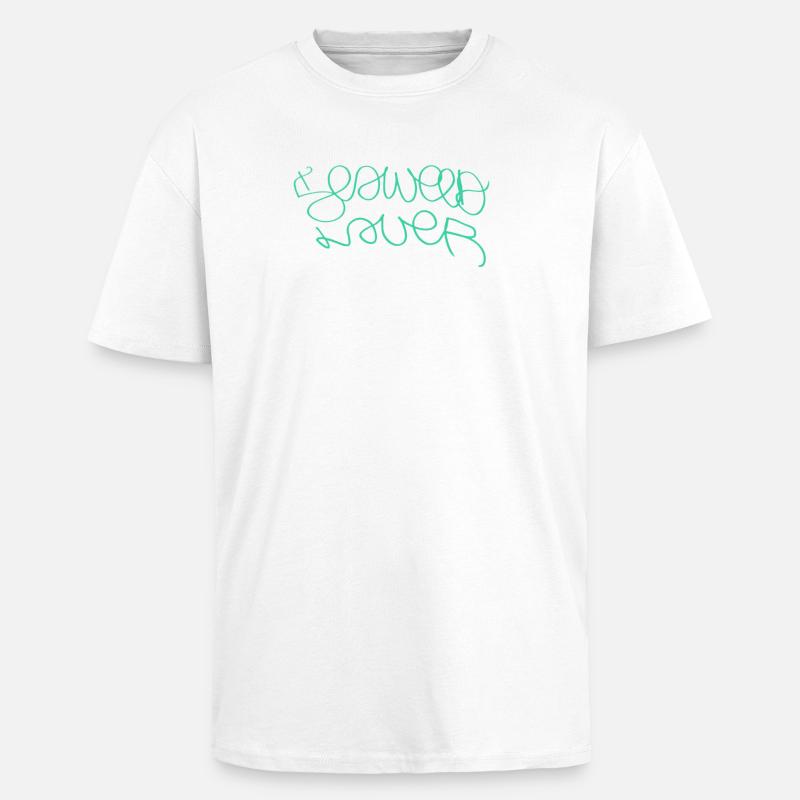 Gift idea for algae lovers - Unisex Oversized Heavyweight T-shirt - white