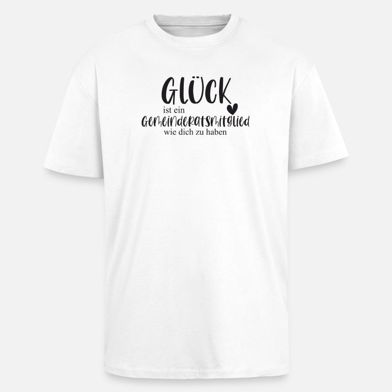 Gemeinderatsmitglied Ehrenamt Gemeinde Geschenk - Oversized Heavyweight Unisex T-Shirt - Weiß