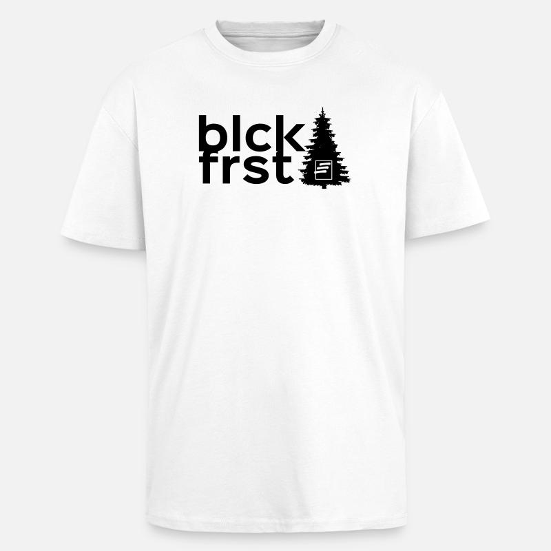 blckfrst batch - Oversized Heavyweight Unisex T-Shirt - Weiß