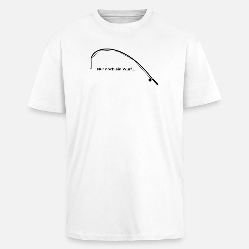 Nur noch ein Wurf - Oversized Heavyweight Unisex T-Shirt - Weiß