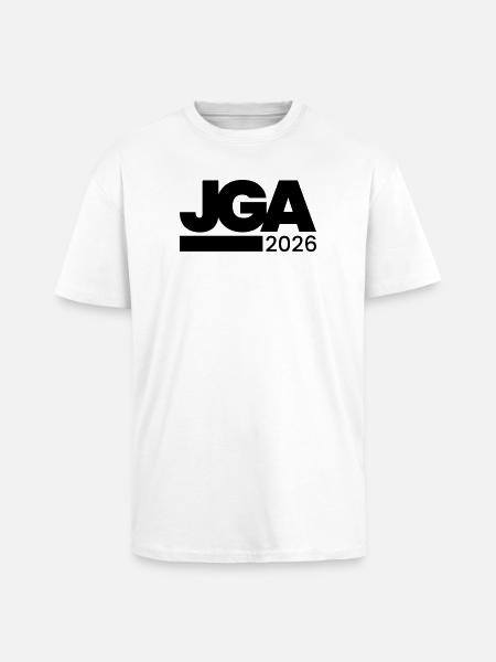 Jga 2026 Bachelor Party - Unisex Oversized Heavyweight T-shirt - white
