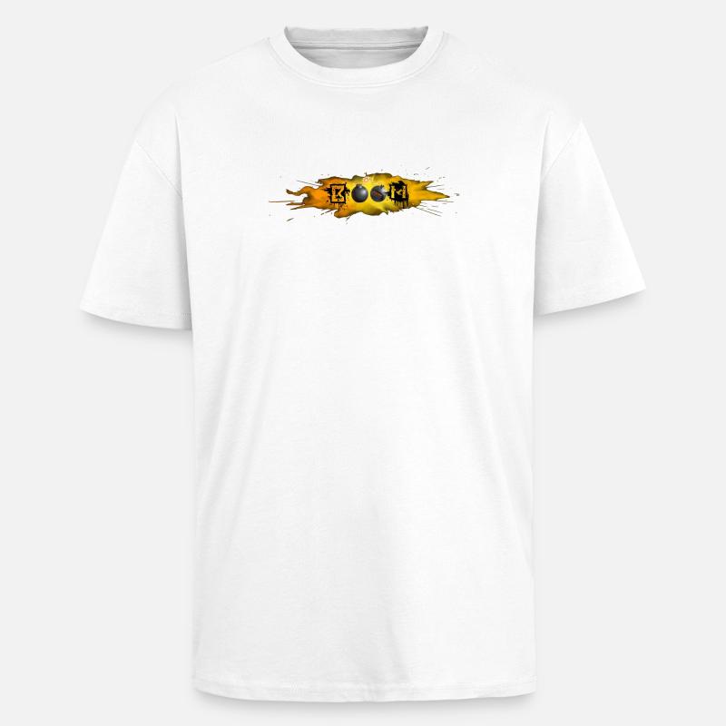 DRÖHNEN - Oversized Heavyweight Unisex T-Shirt - Weiß