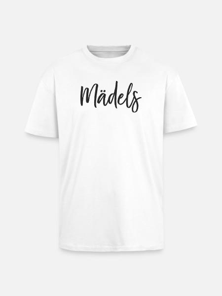 Mädels Handlettering Design - Oversized Heavyweight Unisex T-Shirt - Weiß