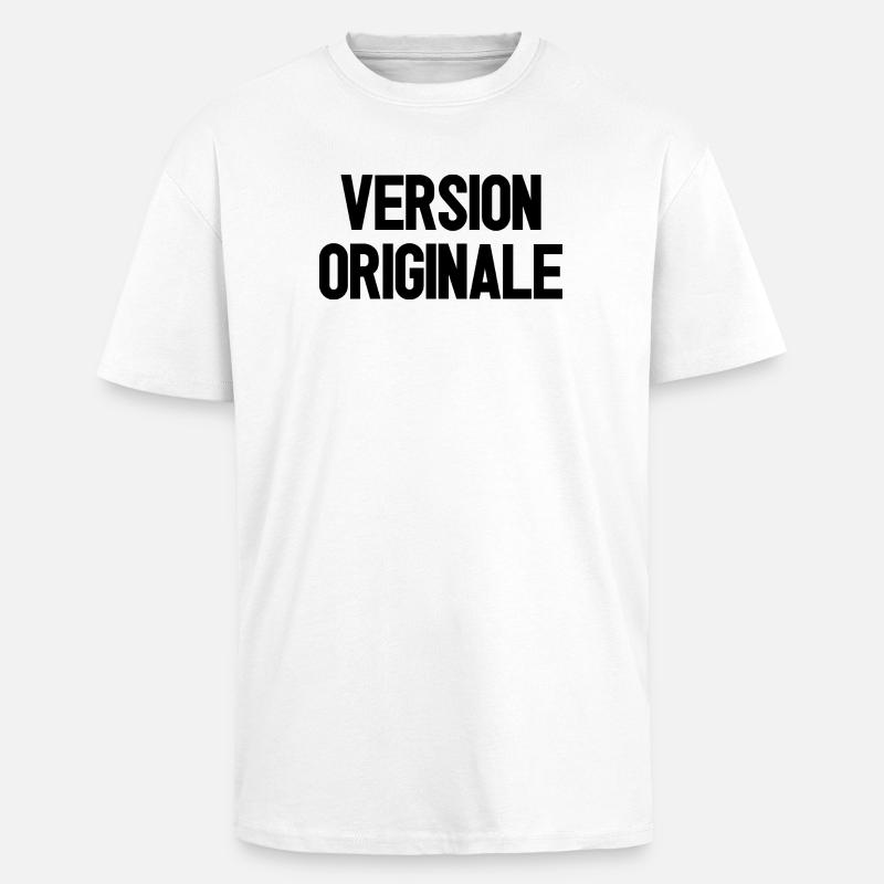 ORIGINALVERSION! - Oversized Heavyweight Unisex T-Shirt - Weiß