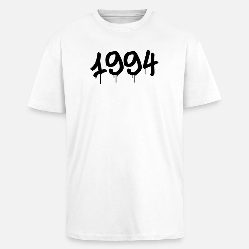 Graffiti : 1994 - Oversized Heavyweight Unisex T-Shirt - Weiß