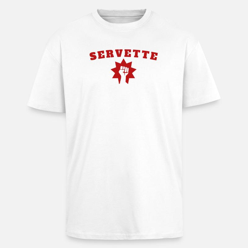 Servette - Oversized Heavyweight Unisex T-Shirt - Weiß