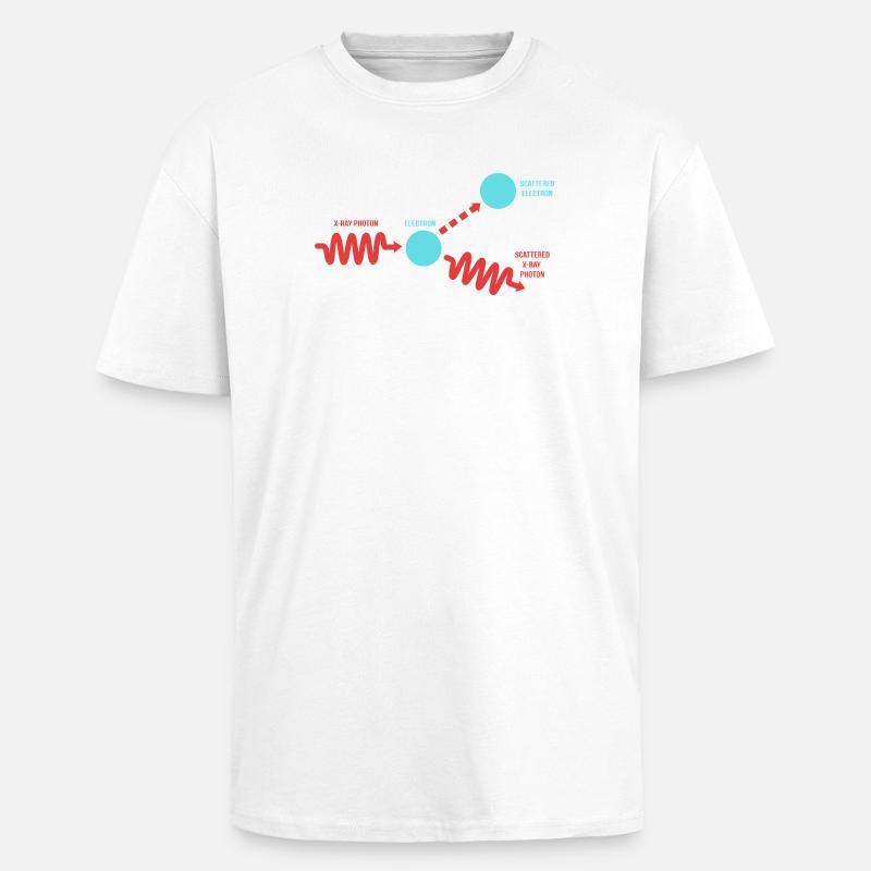Physique quantique Mécanique quantique Saut quantique - T-shirt unisexe oversize épais - blanc