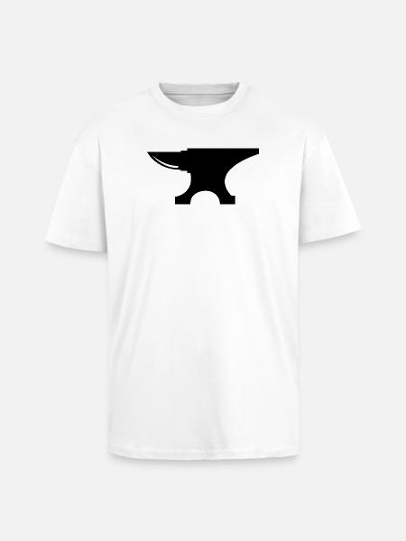 Anvil - Unisex Oversized Heavyweight T-shirt - white