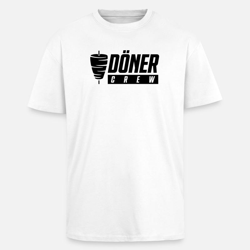 L’équipe Döner - T-shirt unisexe oversize épais - blanc