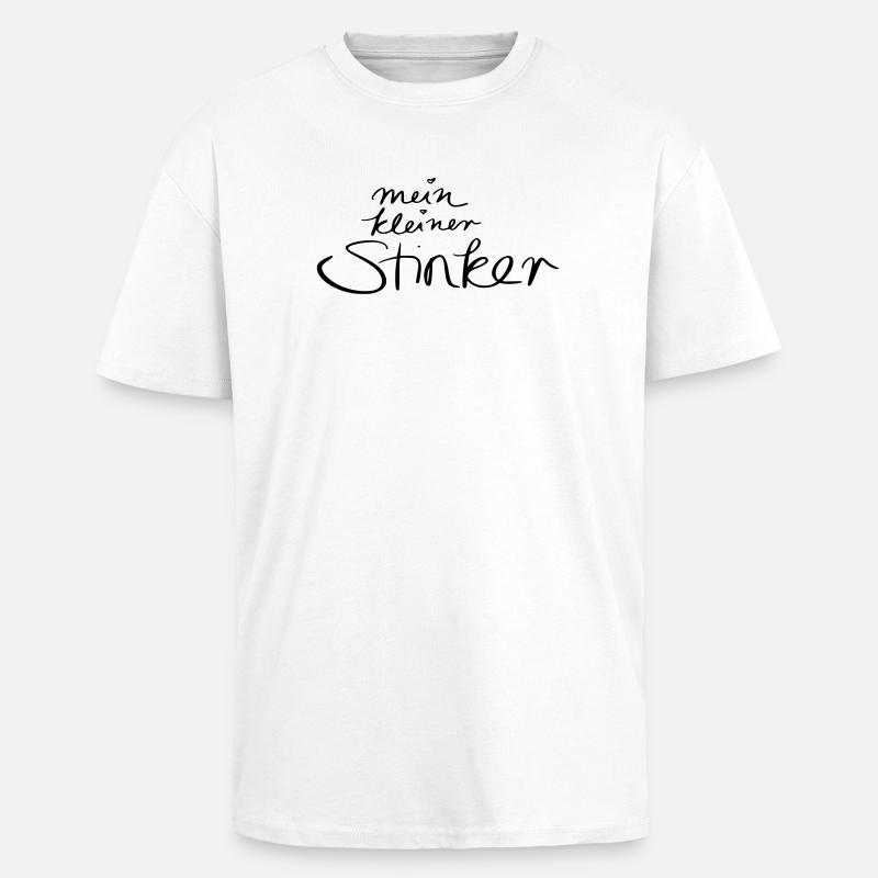 mein kleiner Stinker - Oversized Heavyweight Unisex T-Shirt - Weiß