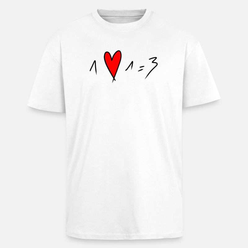 Annonce de grossesse  - T-shirt unisexe oversize épais - blanc