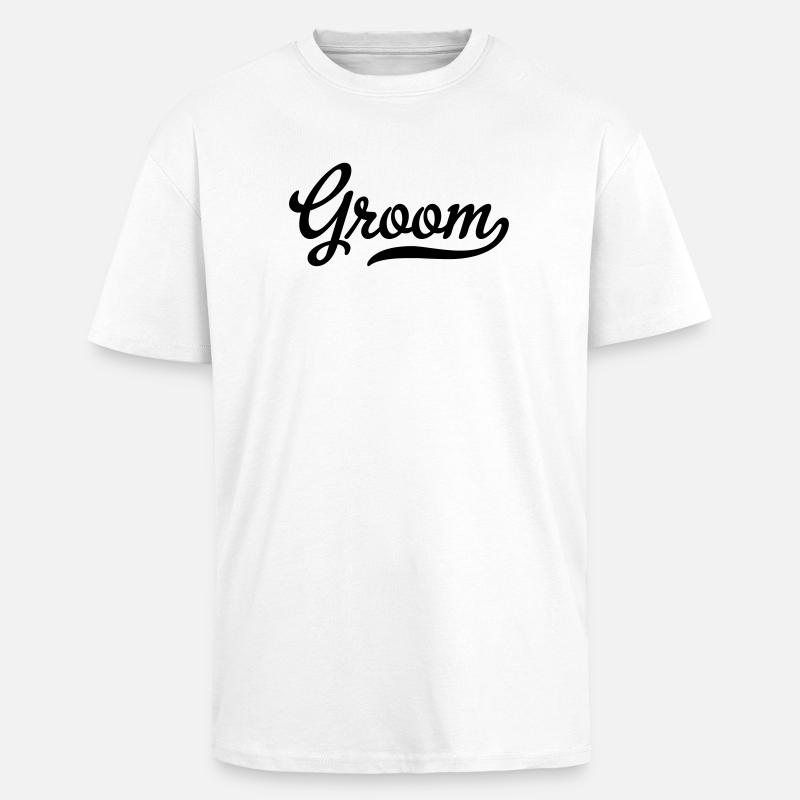 groom - Oversized Heavyweight Unisex T-Shirt - Weiß