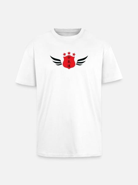 Aikido – Kampfsport – Aikido - Oversized Heavyweight Unisex T-Shirt - Weiß