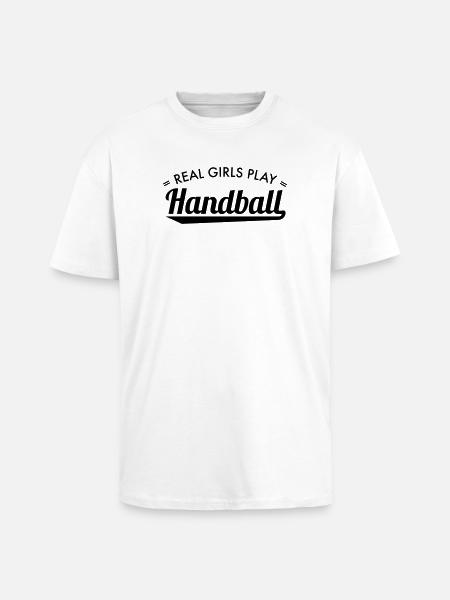 6061912 127965781 handball - T-shirt unisexe oversize épais - blanc