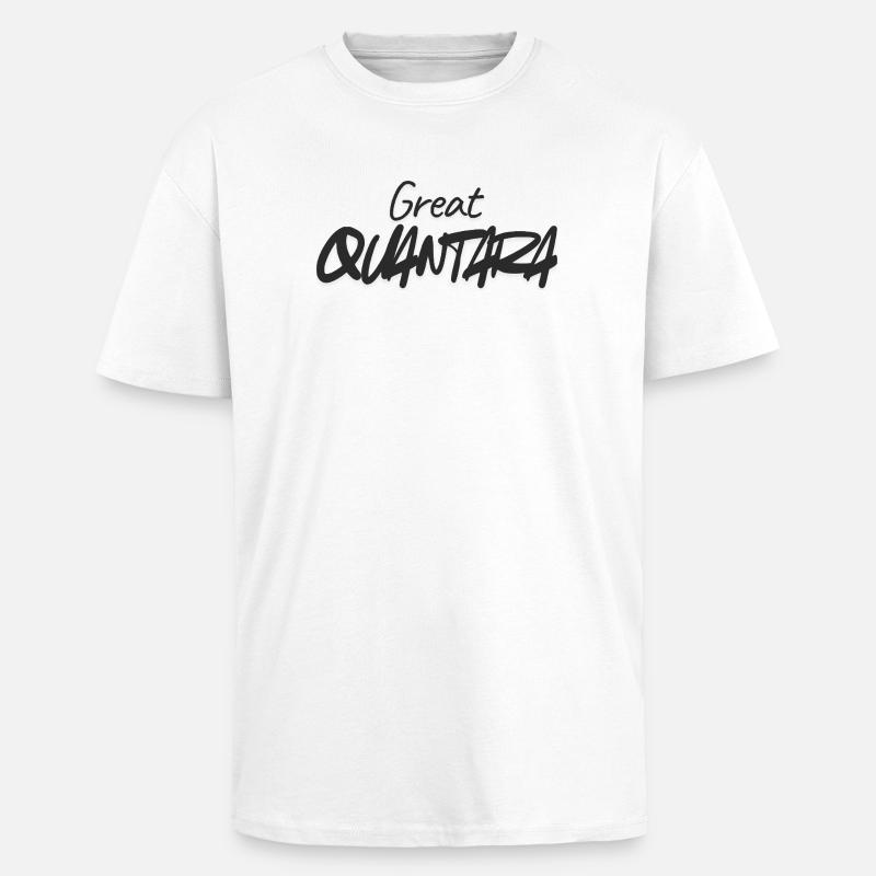 Great Quantity Graffiti Script - Oversized Heavyweight Unisex T-Shirt - Weiß