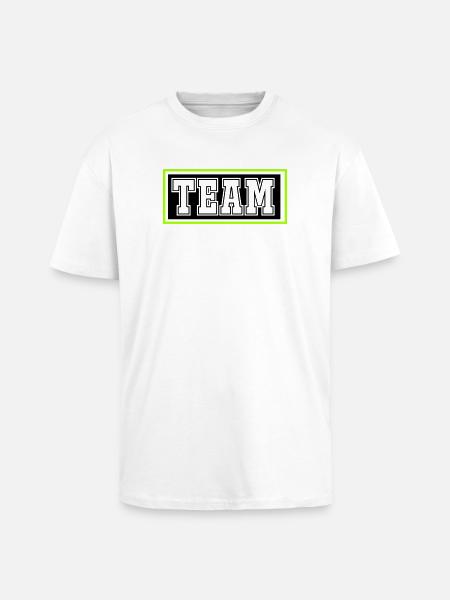 Team - Unisex Oversized Heavyweight T-shirt - white