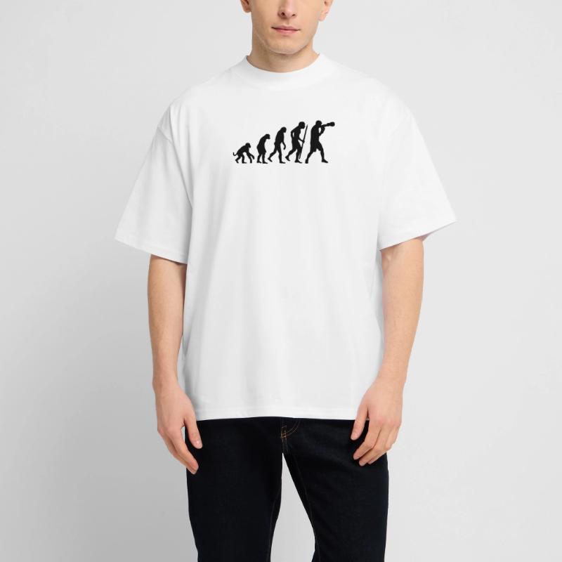 Evolution de la boxe T-shirt unisexe oversize épais