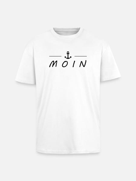 Moin - Oversized Heavyweight Unisex T-Shirt - Weiß