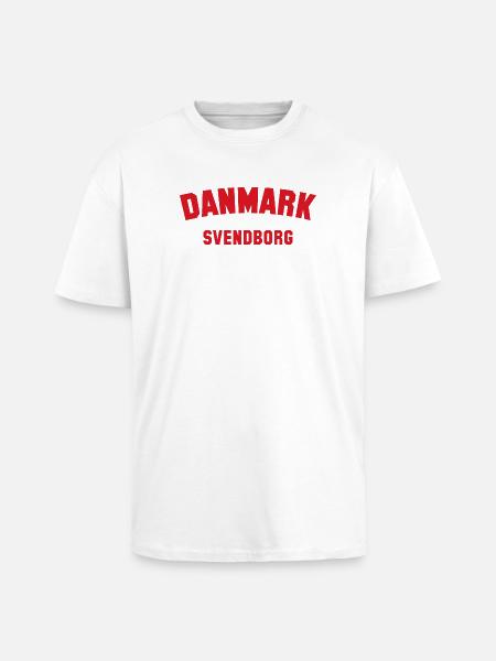 SVENDBORG Denmark Dänemark - Unisex Oversized Heavyweight T-shirt - white