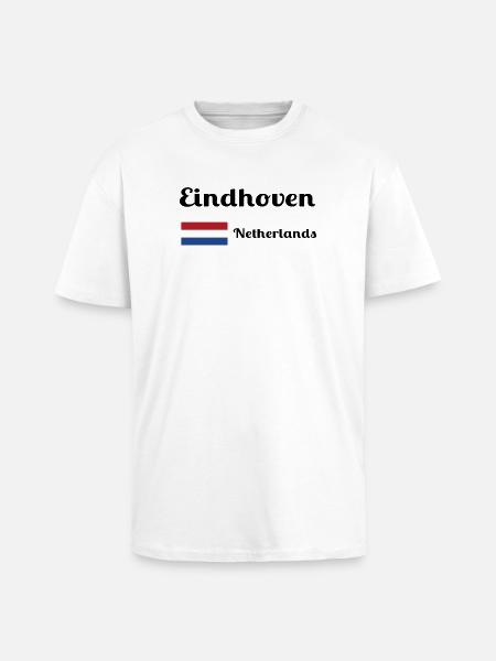 Eindhoven Netherlands- Stylish prints - Unisex Oversized Heavyweight T-shirt - white