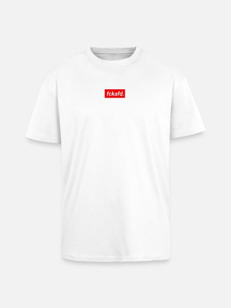 FCKAFD - Unisex Oversized Heavyweight T-shirt - white