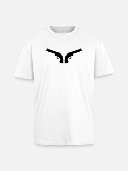 Weapons - Unisex Oversized Heavyweight T-shirt - white