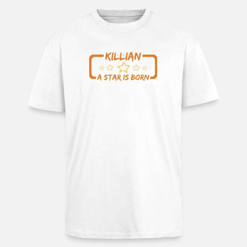 Killian: A Star Is Born - Oversized Heavyweight Unisex T-Shirt - Weiß