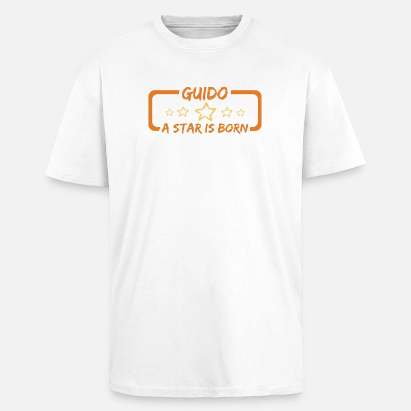 Gift Guido - T-shirt unisexe oversize épais - blanc