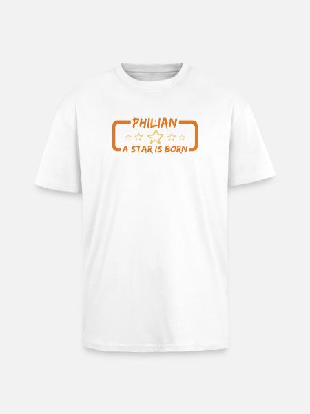 Philian as a gift - Unisex Oversized Heavyweight T-shirt - white